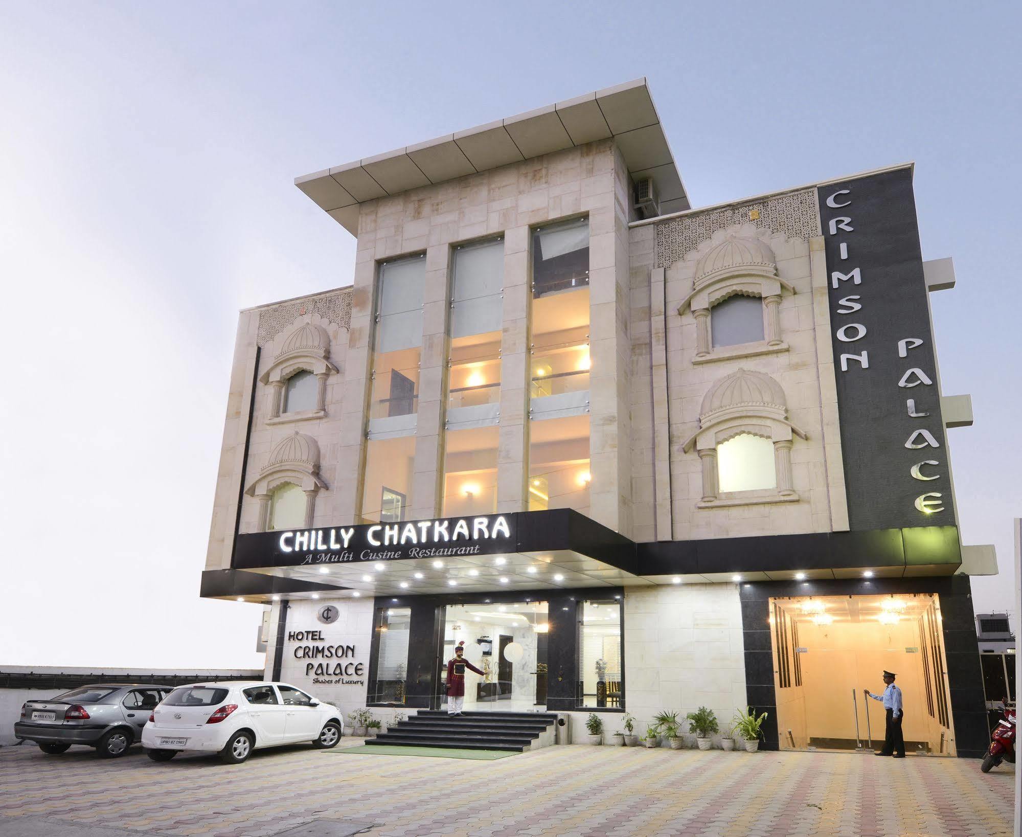 Hotel Crimson Palace Agra  Exteriör bild